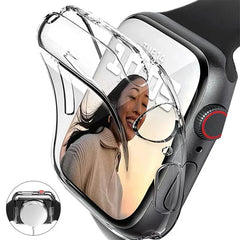 Soft TPU Screen Protector for Apple Watch – Full Case Cover (All Sizes)
