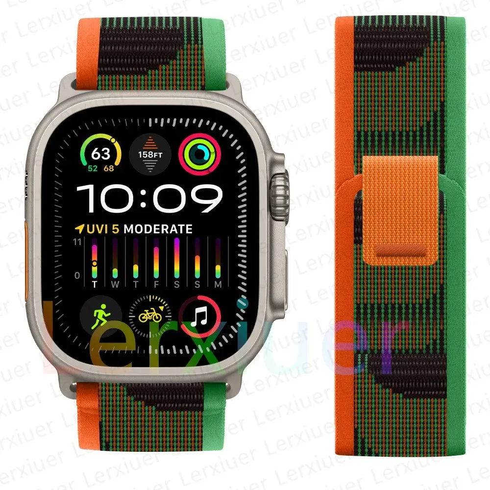 Trail Loop Band for Apple Watch – Compatible with Series 2-10 (38-49mm)