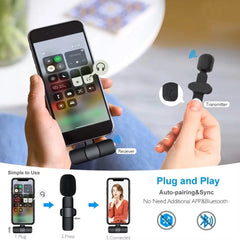 Wireless Lavalier Microphone for iPhone & Android 🎤