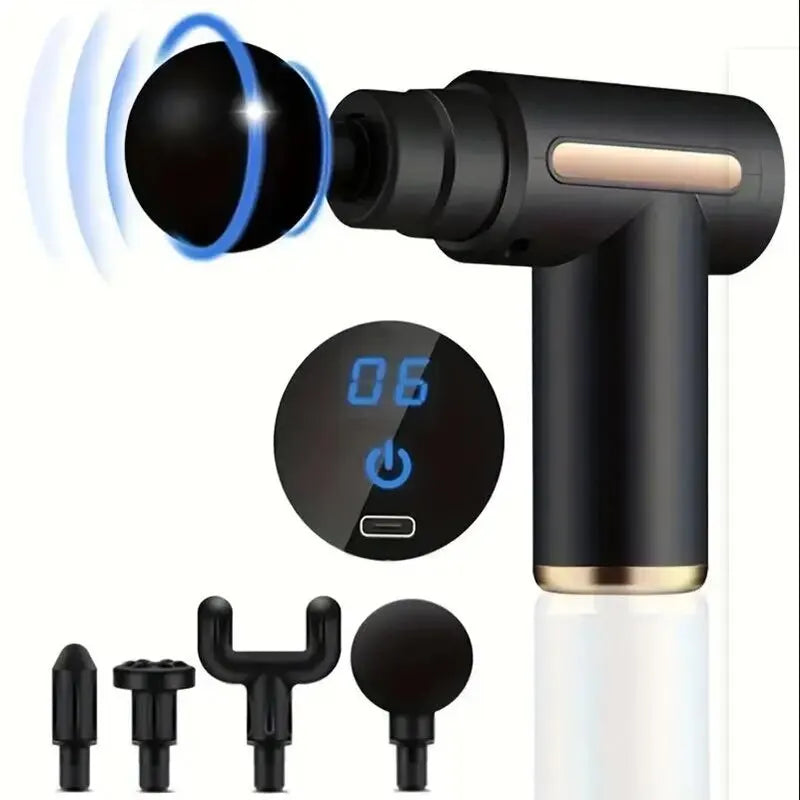 Portable Fascia Massage Gun – Deep Muscle & Body Relaxation