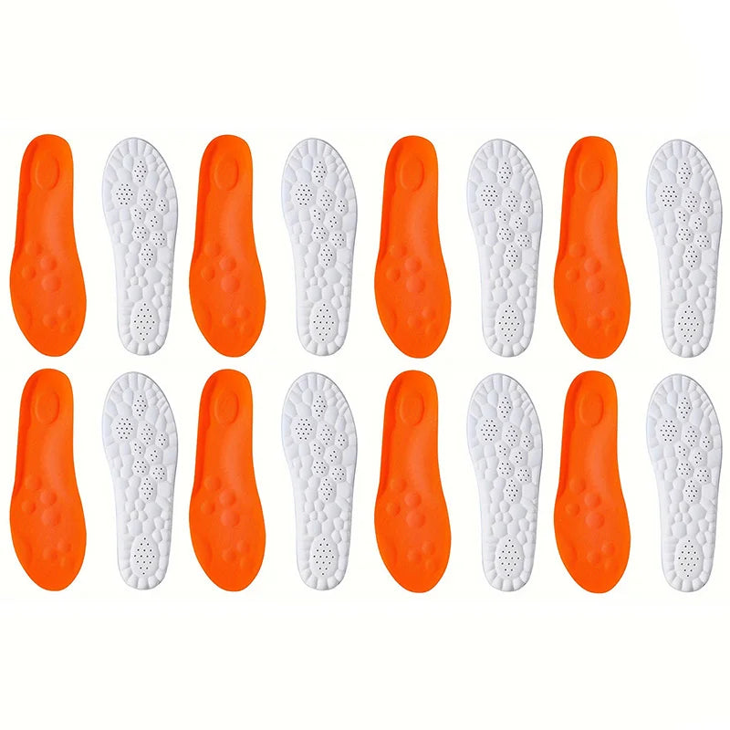 High Elasticity Latex Sport Insoles – Soft Arch Support Shoe Pads, Breathable & Deodorant