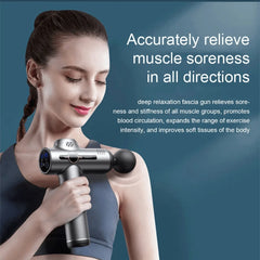 Portable Fascia Massage Gun – Deep Muscle & Body Relaxation