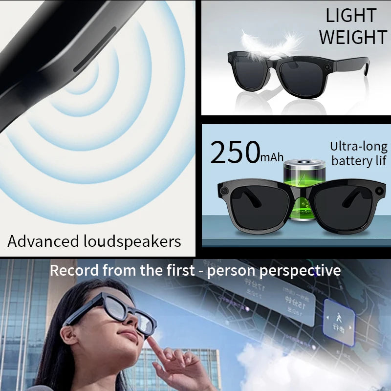 AI Smart Camera Glasses