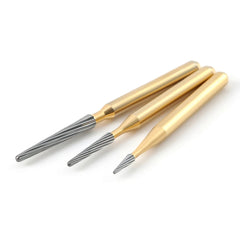 5pcs AZDENT Dental Tungsten Carbide Bur Dental Trimming Finishing Grinding Drills FG7714 Dentistry Burs for High Speed Handpiece