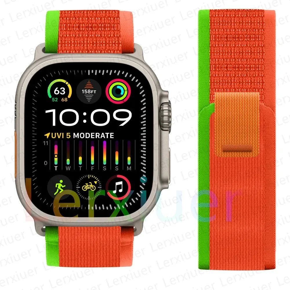 Trail Loop Band for Apple Watch – Compatible with Series 2-10 (38-49mm)