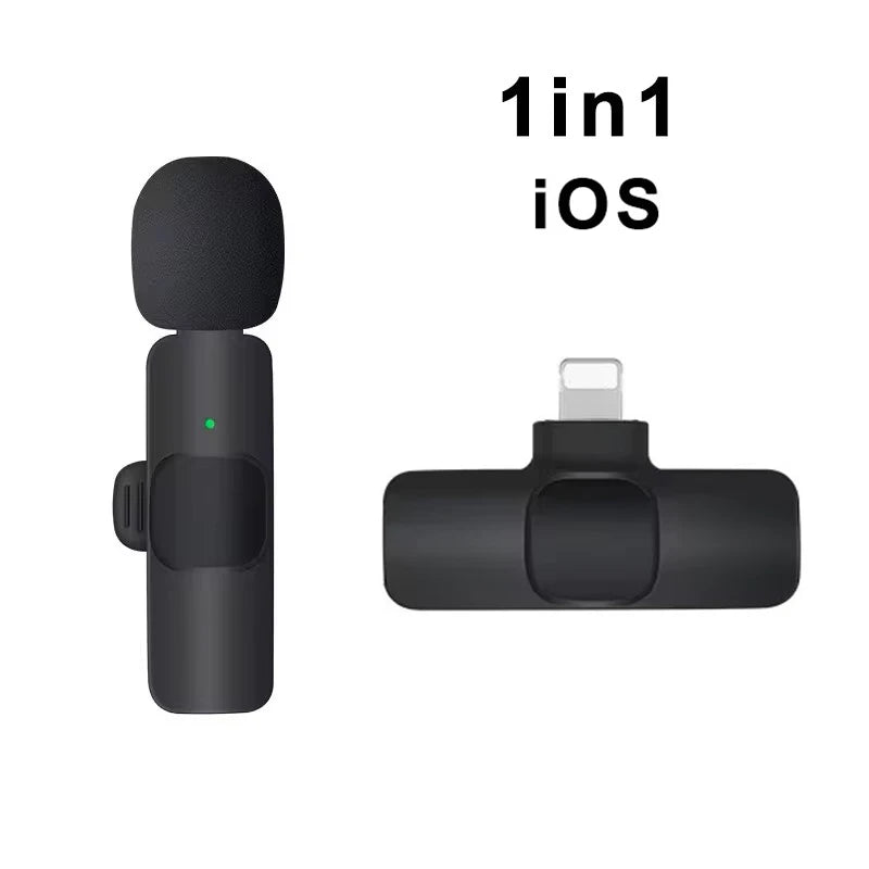 Wireless Lavalier Microphone for iPhone & Android 🎤