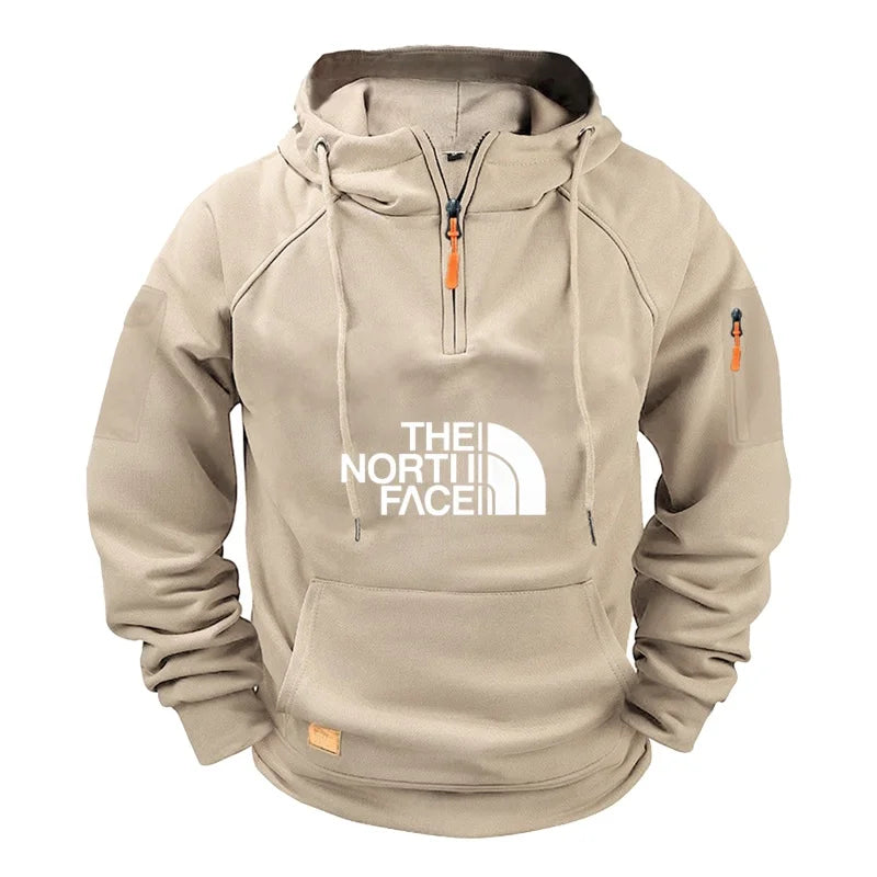Men’s Casual Sports Hoodie – Long Sleeve Pullover Sweatshirt for Autumn/Winter 2025