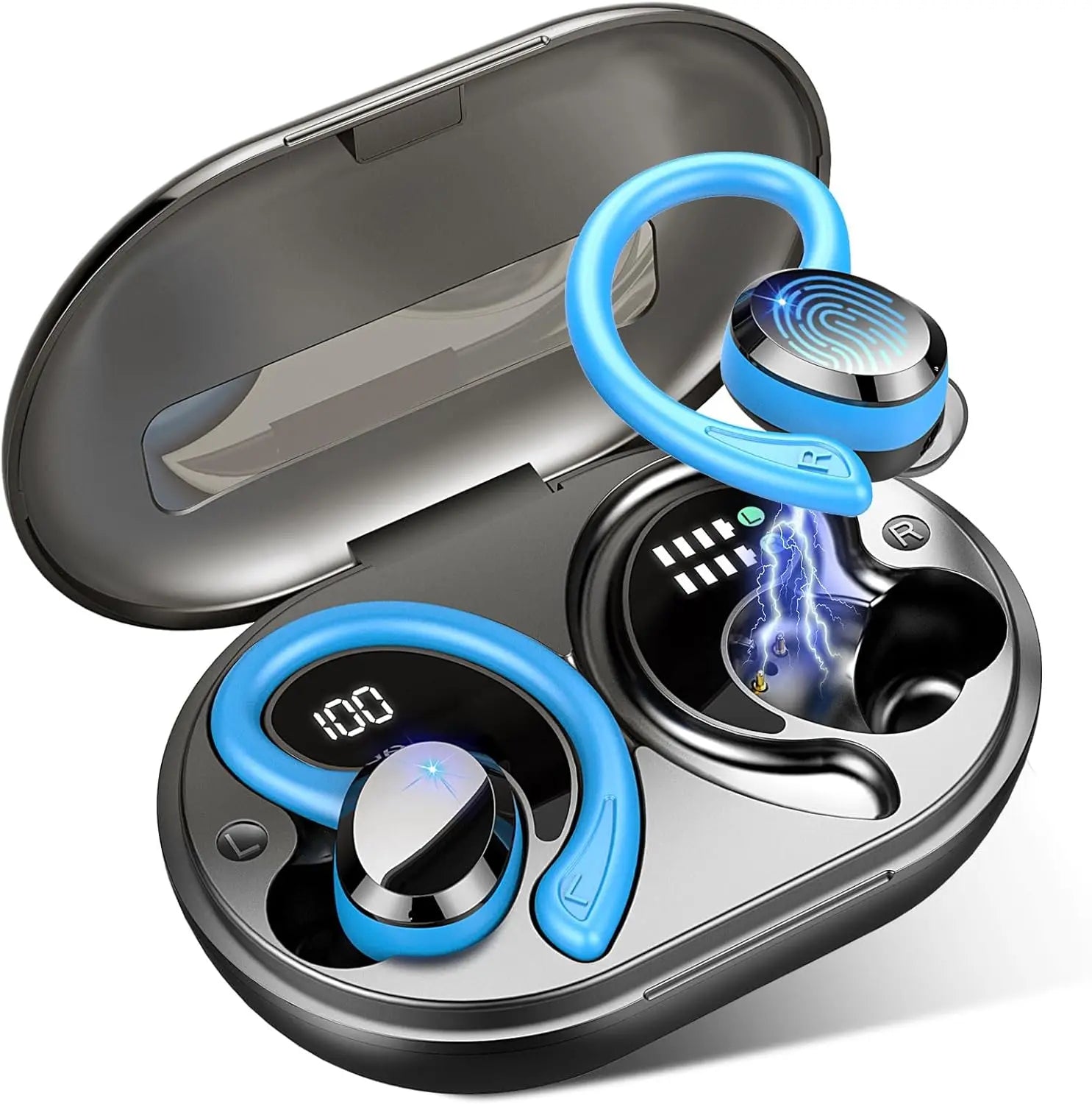 Sports Wireless Earbuds, 40H Battery