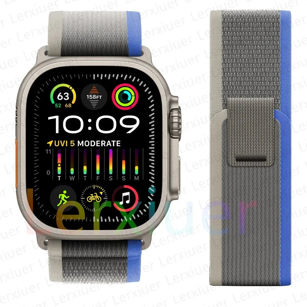 Trail Loop Band for Apple Watch – Compatible with Series 2-10 (38-49mm)