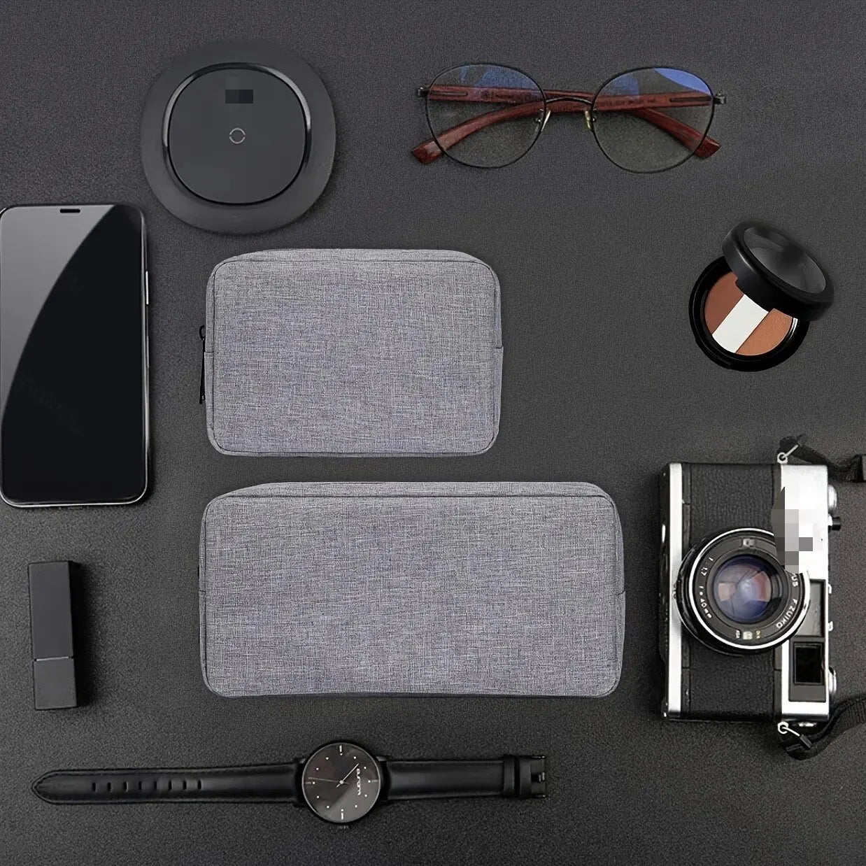 Travel Electronics Storage Bag – Cable, SD Card & Power Bank Organizer