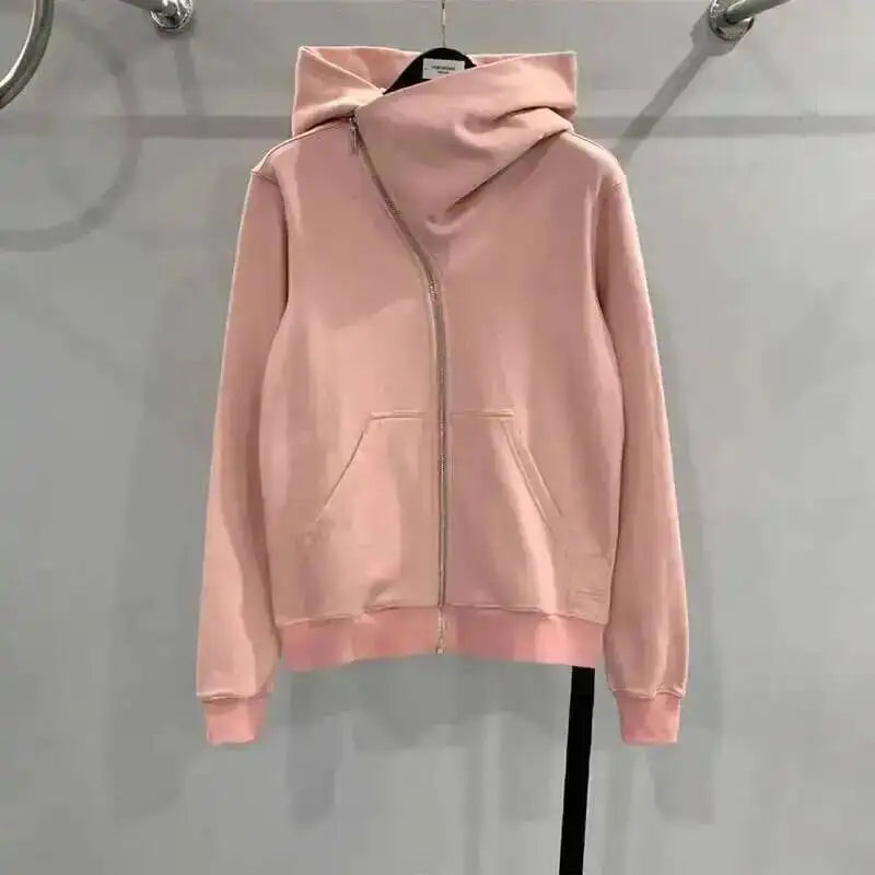 HKSH Men's Tide Punk Dark Autumn Winter New RO Style Wizardry Zipper Women's Fashion Cotton Sweatshirt Chic Coats Hoodies HK0530