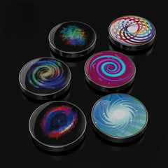 Galaxy Star Metal Gyroscope – Luminous Spinning Desk Toy