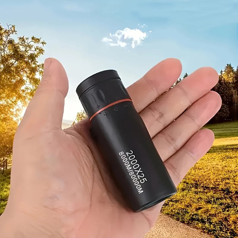 2025 HD Monocular Telescope 2000X25 – Compact & Portable for Travel and Outdoor Use