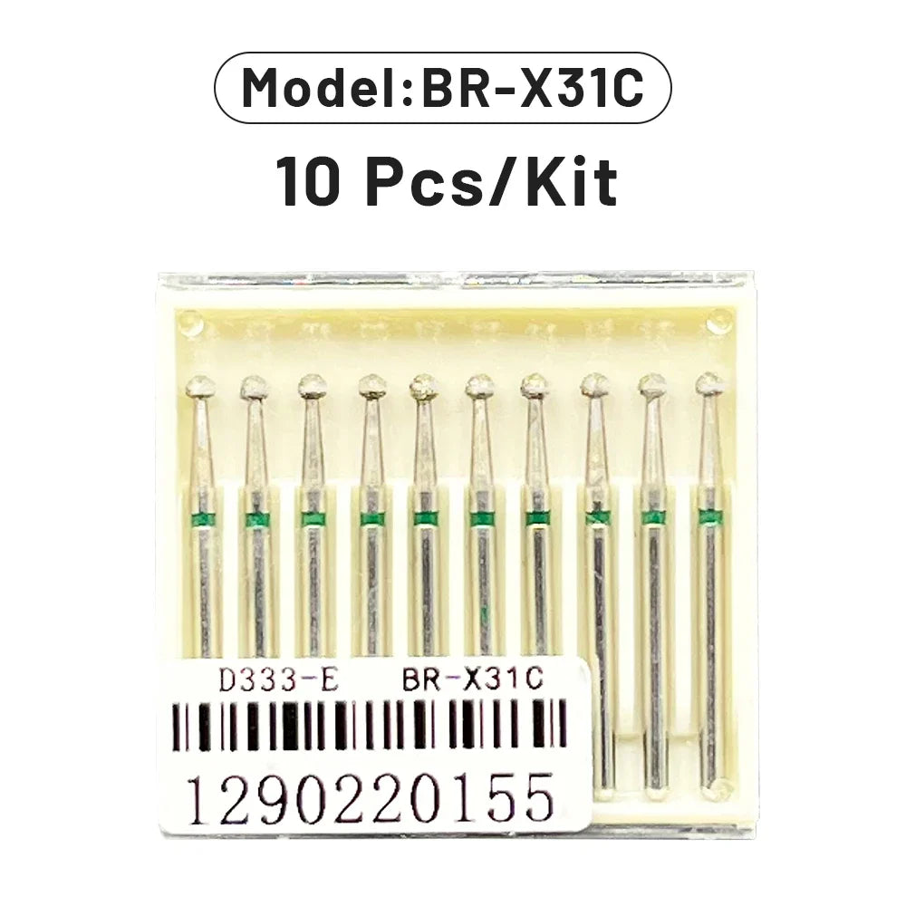 AG 1 Box Dental Diamond Burs Drill for High Speed Handpiece Dentist Burs FG Series Dia.1.6mm