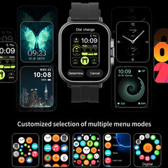 Smart Watch D8 with 2-in-1 TWS Earphones – NFC, Health Monitoring & Music ⌚🎧