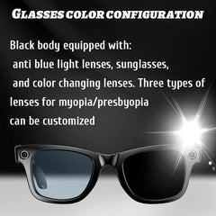 AI Smart Glasses with 800W Camera, Video Recording, Bluetooth Call & Translation 🕶️📸