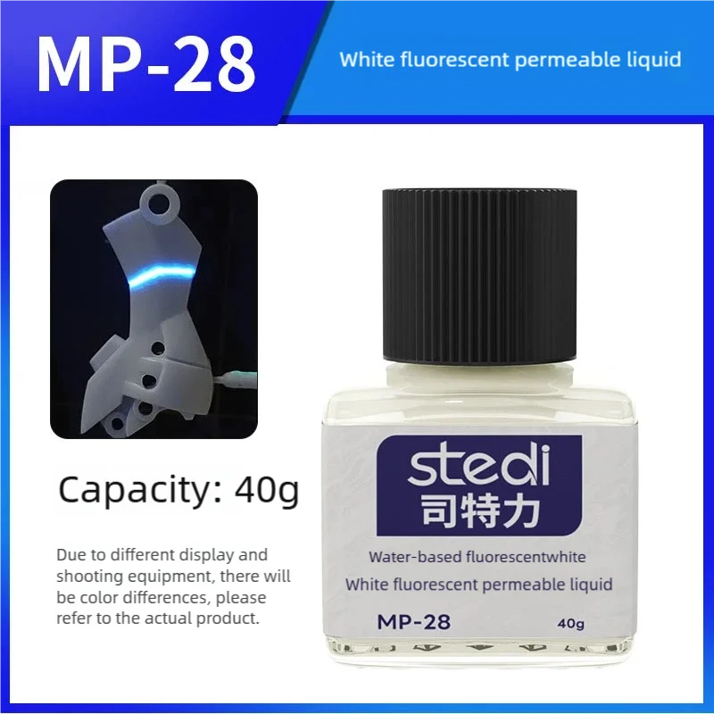 Stedi Water-based Fluorescent Panel Liner MP10-MP29 Paint 40g for Model Building Fluorescent Ink Panel Line Accent Color