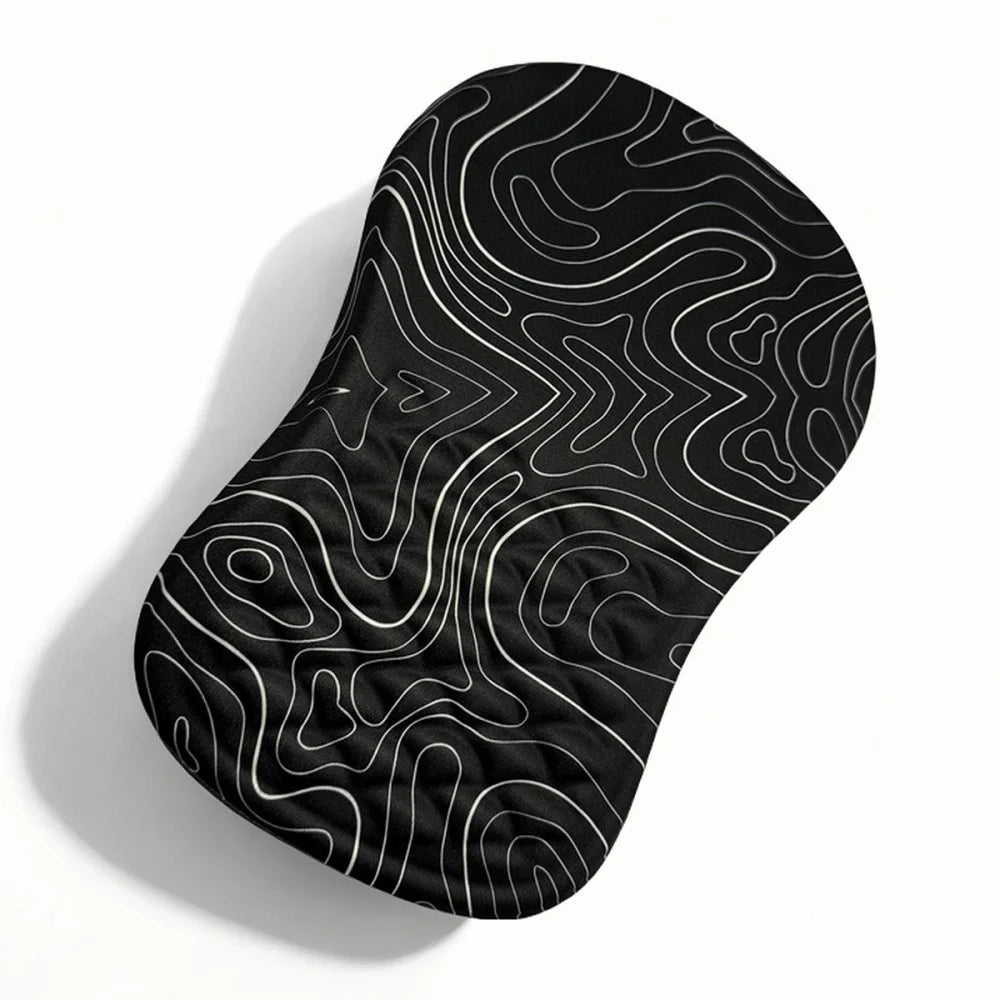 Ergonomic Wrist Rest Mouse Pad Comfortable Wrist Support Non Slip High Elastic Memory Cotton Mousepad For PC Laptop Computer