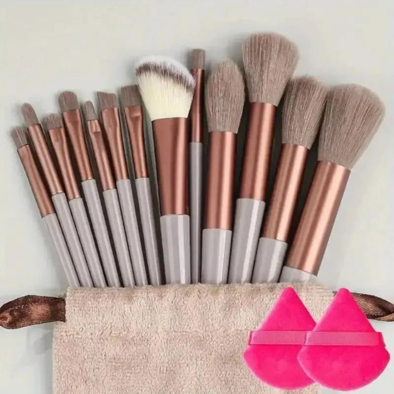 Professional Makeup Brush Set – Foundation, Powder & Eyeshadow