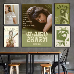 Charm Singer C-Clairo Poster HD art sticky wall waterproof home living room bedroom bar aesthetic decoration