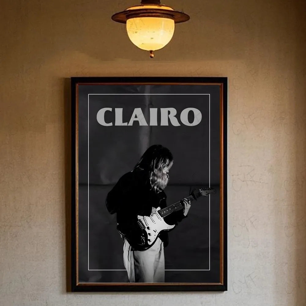 Charm Singer C-Clairo Poster HD art sticky wall waterproof home living room bedroom bar aesthetic decoration