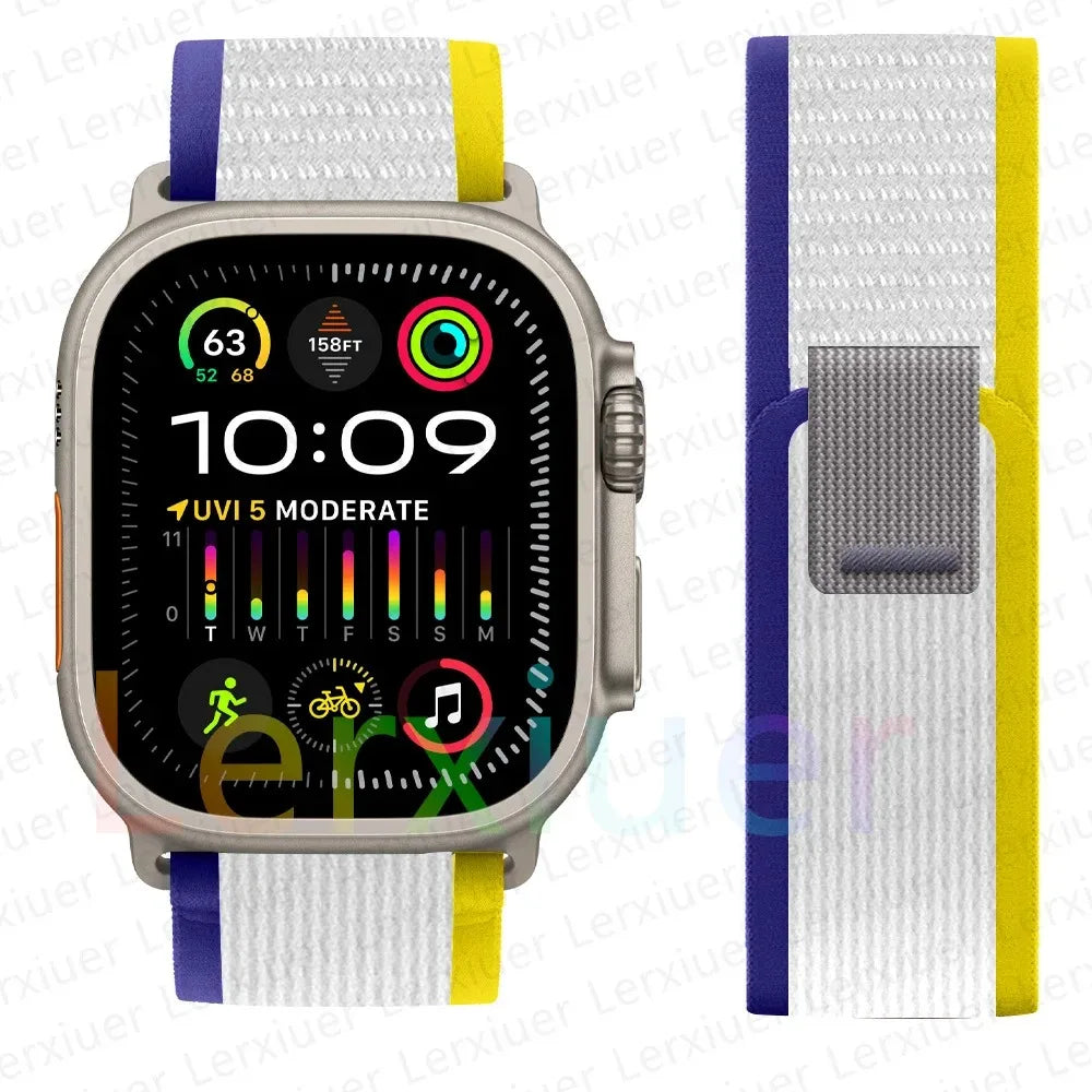 Trail Loop Band for Apple Watch – Compatible with Series 2-10 (38-49mm)