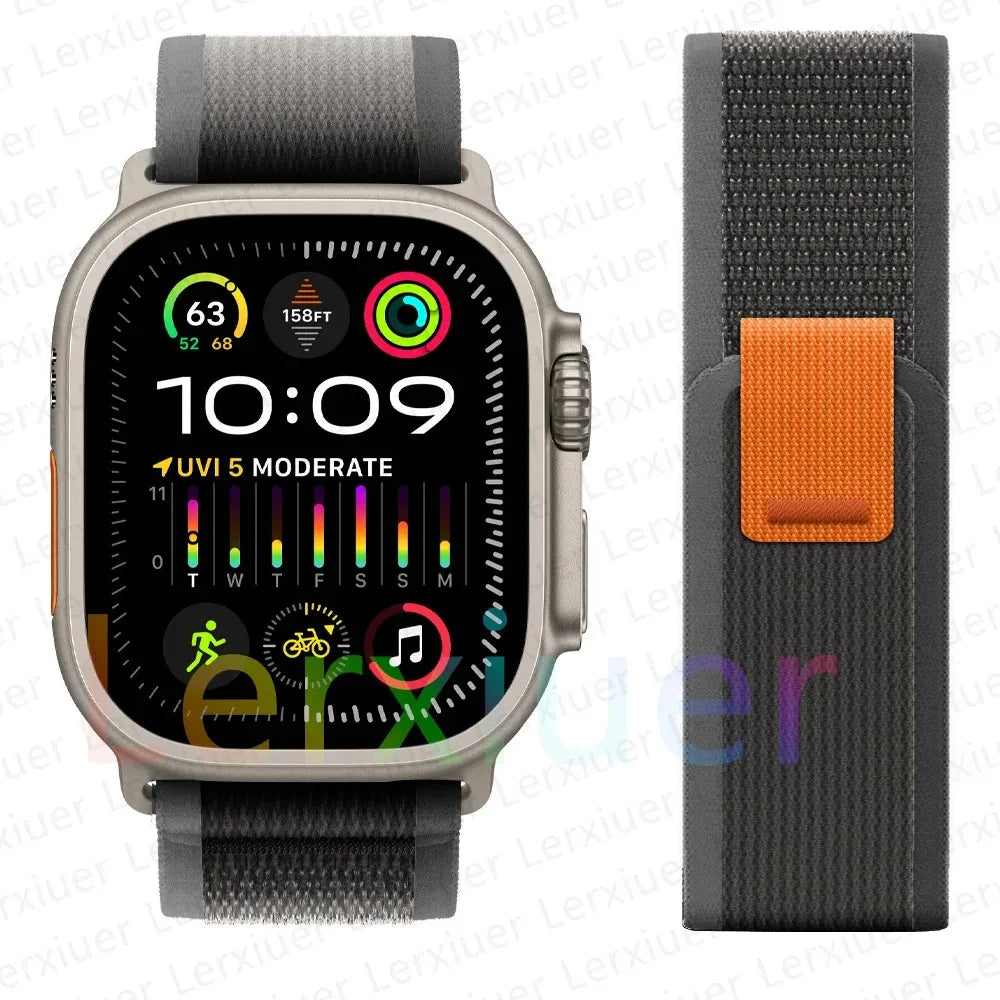 Trail Loop Band for Apple Watch – Compatible with Series 2-10 (38-49mm)