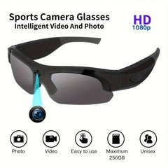 Smart Glasses 1080P – Built-in Body Camera, 32GB Memory